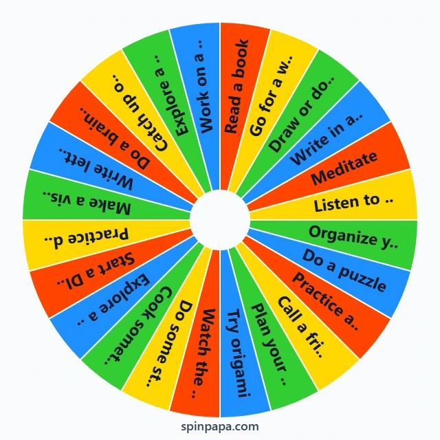 5% Battery Activity Picker Wheel