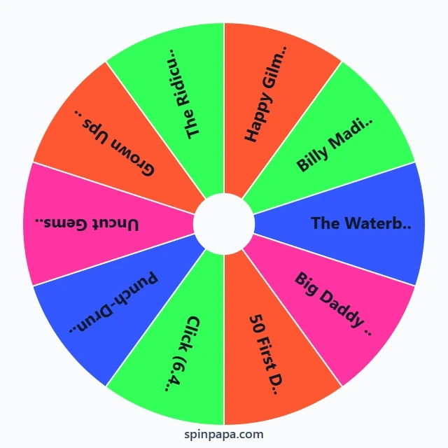 Adam Sandler Movies Picker