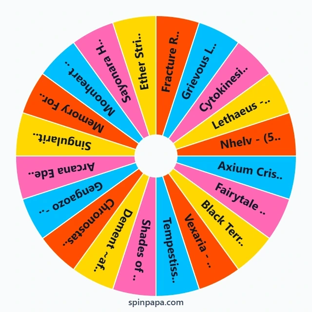 Arcaea Songs Picker Wheel