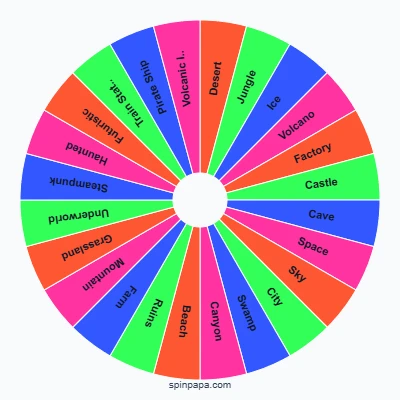 Bad Eggs Map Picker Wheel