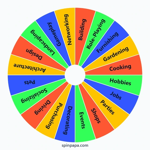 Bloxburg Category Picker Wheel