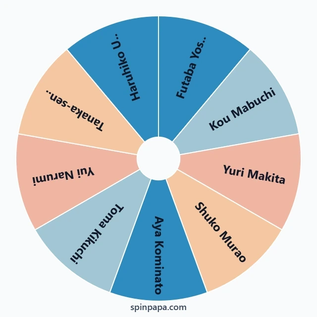 Blue Spring Ride Characters Picker