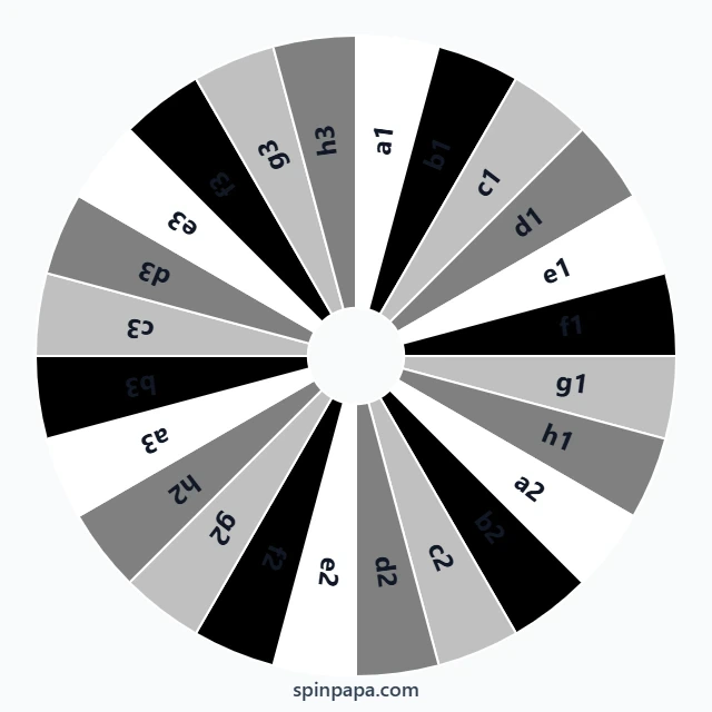 Chess Squares Picker Wheel
