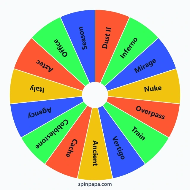 Counter-Strike Map Picker Wheel