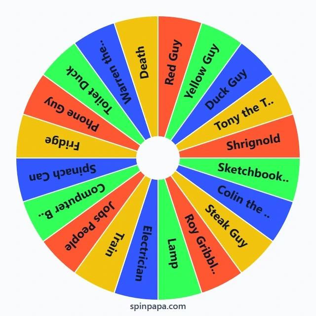 Character Separation Wheel DHMIS Character Picker Wheel - Spinpapa