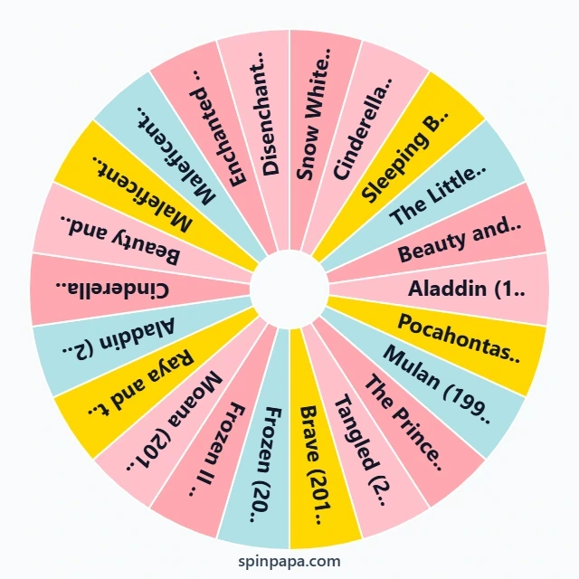 Disney Princess Movies Picker