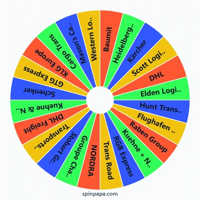 ETS2 Freight Companies Picker Wheel