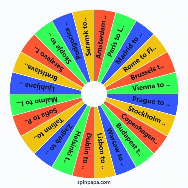 ETS2 Routes Picker Wheel