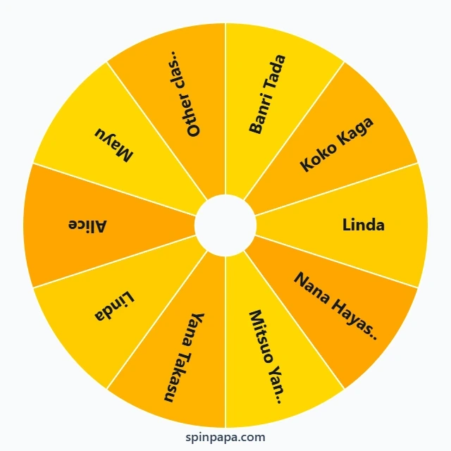 Golden Time Characters Picker