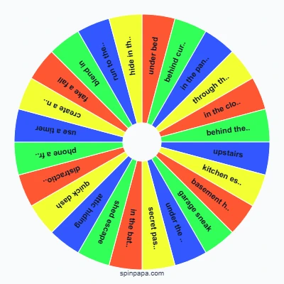 Granny Escape Challenge Picker Wheel