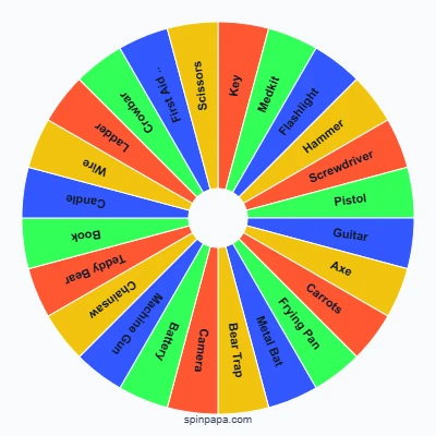 Granny Item Unlock Picker Wheel