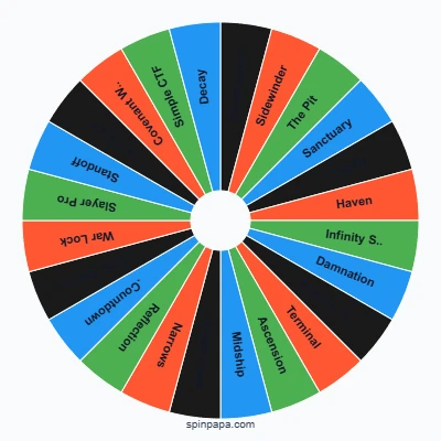 Halo Multiplayer Maps Picker Wheel