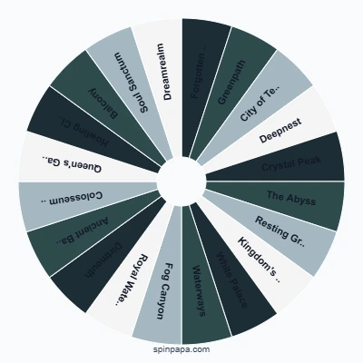 Hollow Knight Areas Picker Wheel