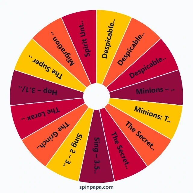 Illumination Movies Picker Wheel
