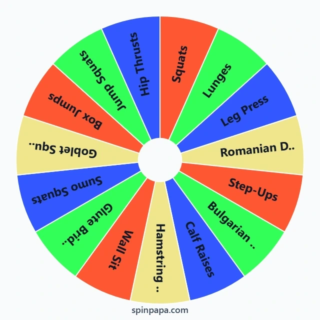 Leg Exercises Picker Wheel - Spinpapa