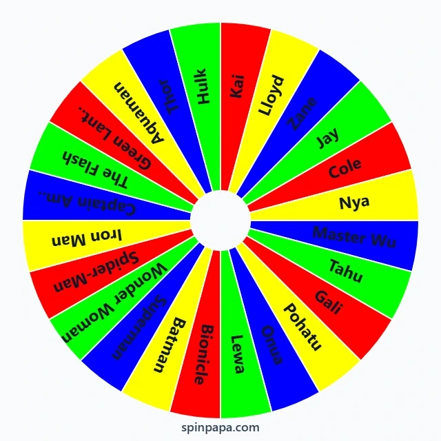 LEGO Heroes Picker Wheel