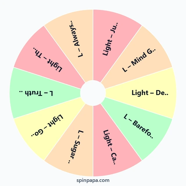 Light or L Picker Wheel