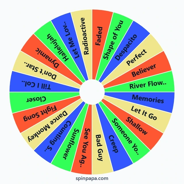 Magic Tiles 3 Song Picker Wheel