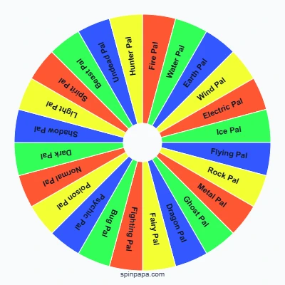 Palworld Pals Picker Wheel