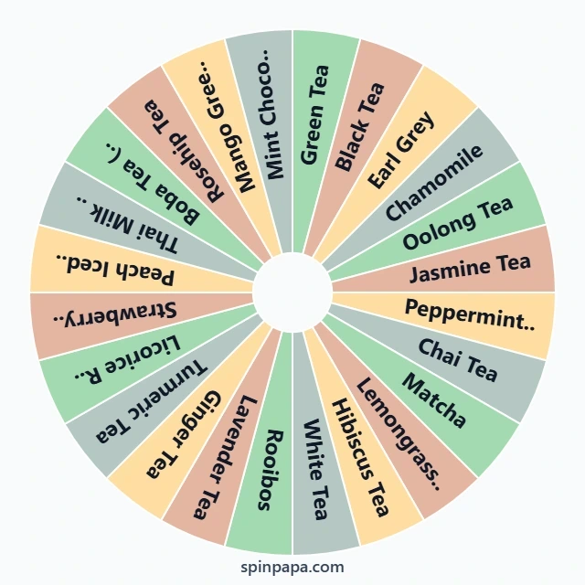 Random Tea Generator 🍵🌿 - Spinpapa