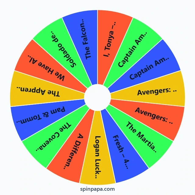 Sebastian Stan Best Movies Picker Wheel
