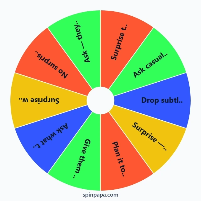 Surprise Your Partner or Ask Them? Decision Picker