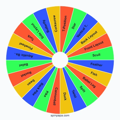 Synchronized Swimming Figures Picker Wheel