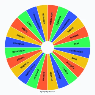 The Crucible Word Study Picker Wheel