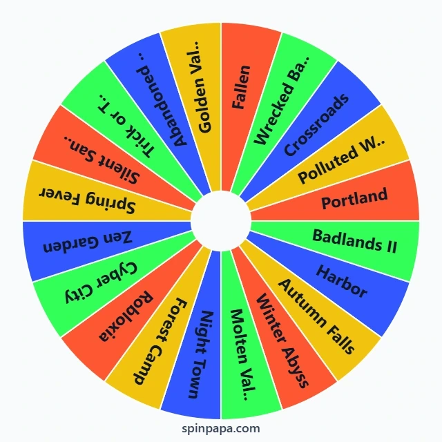 Tower Defense Simulator Maps Picker Wheel
