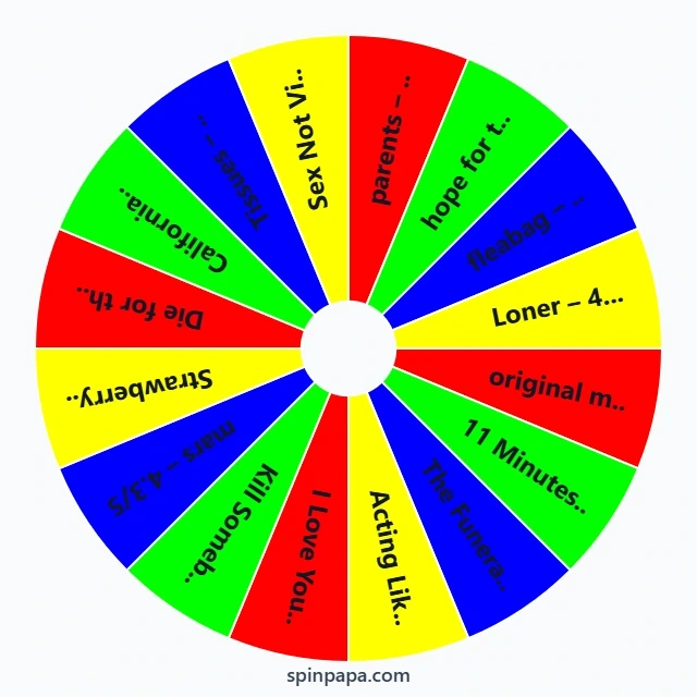 YUNGBLUD Songs Picker Wheel